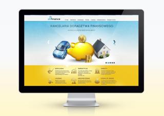 Strona internetowa dla firmy STI Finance
