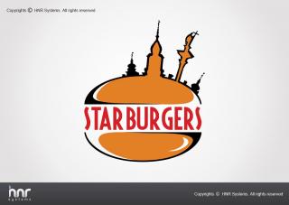 Logotyp dla restauracji Star Burgers
