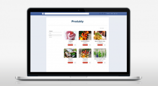 Produkty i usługi - aplikacja na Facebooka